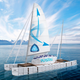 Illustration for article titled Boat Made From Plastic PET Bottles To Sail on 11,000 Mile Ocean Voyage